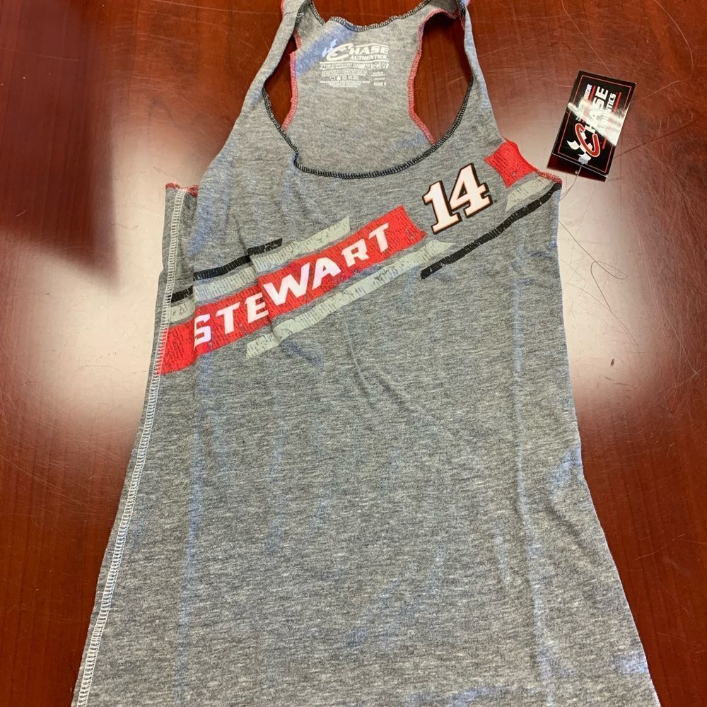 Nascar Tony Stewart Stitched Edge Muscle Shirt sz S NWT